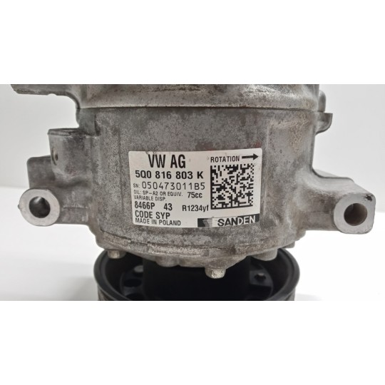 AIR CONDITIONER COMPRESSOR VOLKSWAGEN van Crafter 2017> used