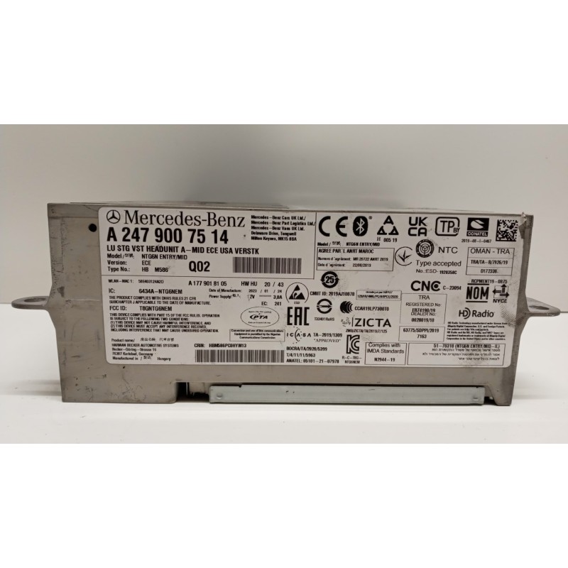 MERCEDES-BENZ van CAR RADIO MERCEDES-BENZ van Sprinter 2019> used