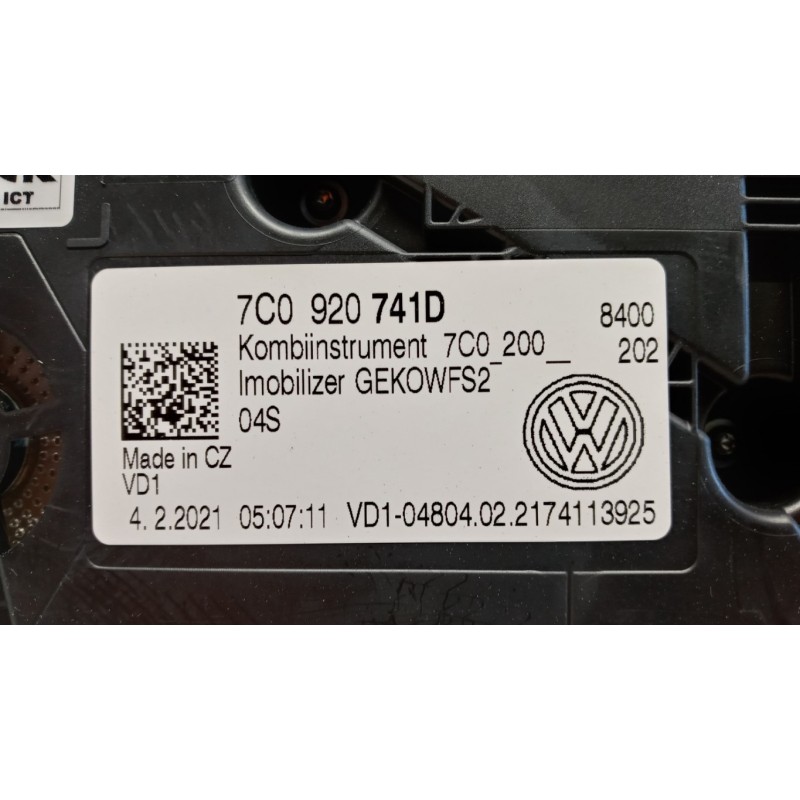 VOLKSWAGEN van QUADRO STRUMENTI VOLKSWAGEN van Crafter 2017> usato