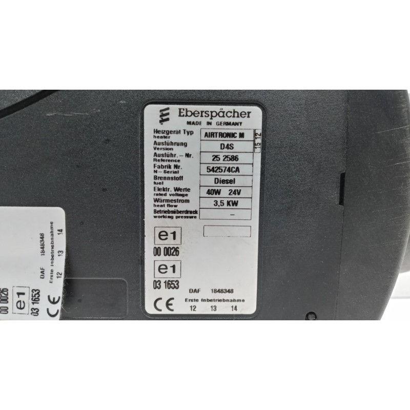 DAF WEBASTO DAF XF105 used