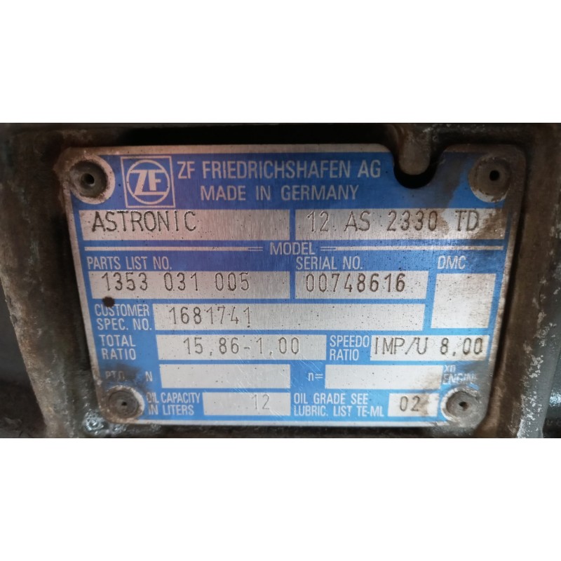 DAF GEARBOXES  DAF XF105 used