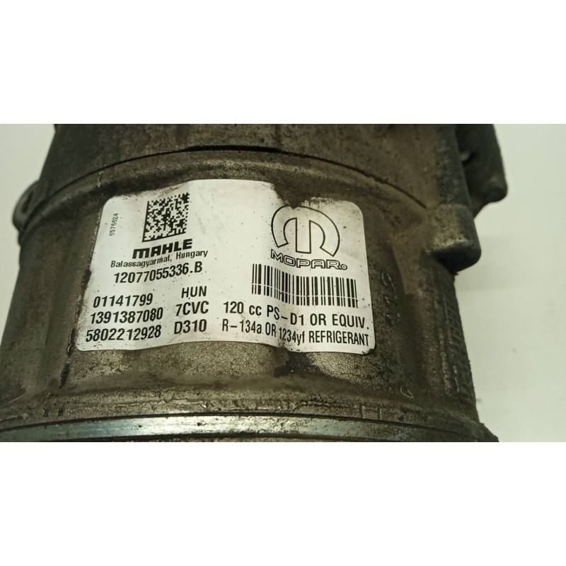 FIAT van AIR CONDITIONER COMPRESSOR FIAT van Ducato 2014> used