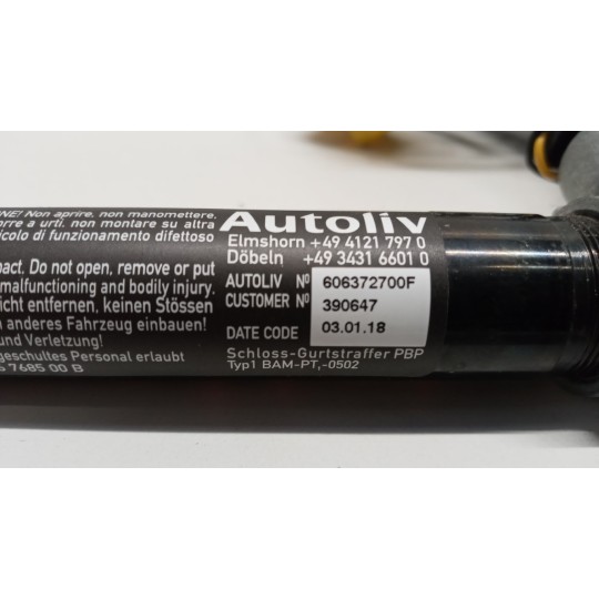 CINTURA DI SICUREZZA ANTERIORE SINISTRA FIAT van Ducato 2014> used