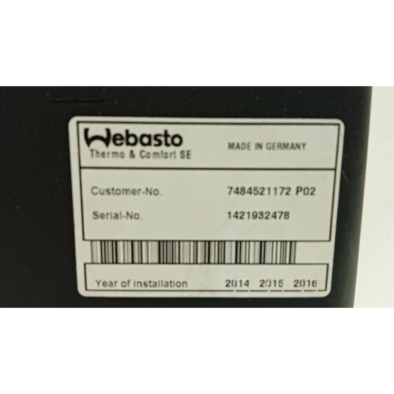 VOLVO truck WEBASTO VOLVO truck FL euro 6 usato