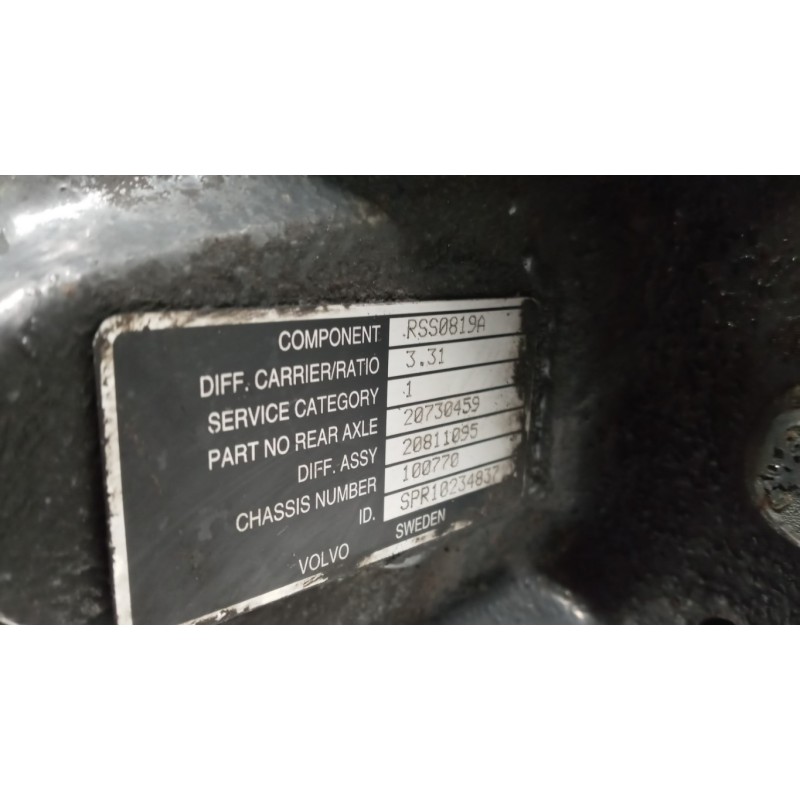 VOLVO truck GRUPPO DIFFERENZIALE POSTERIORE VOLVO truck FL euro 6 usato