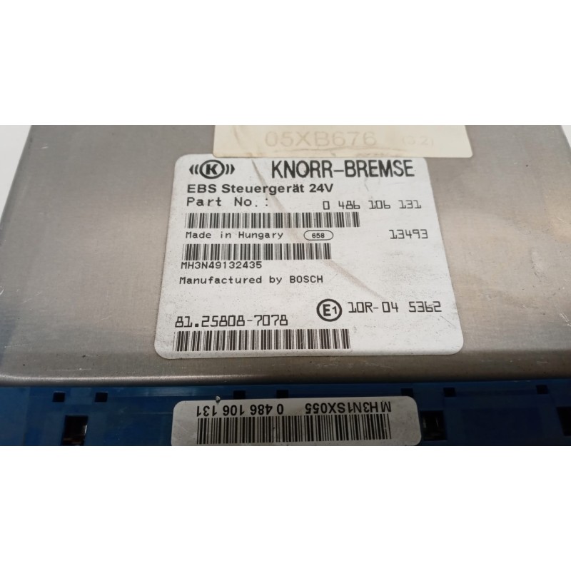 MAN CENTRALINA EBS CONTROLLO FRENATA MAN TGX  usato