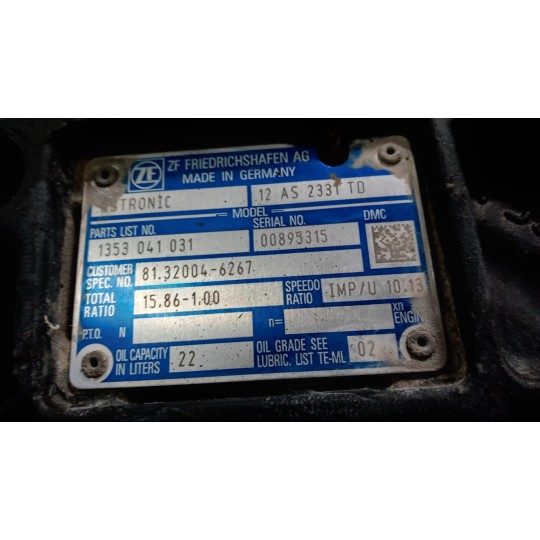 CAMBIO MAN TGX  usato