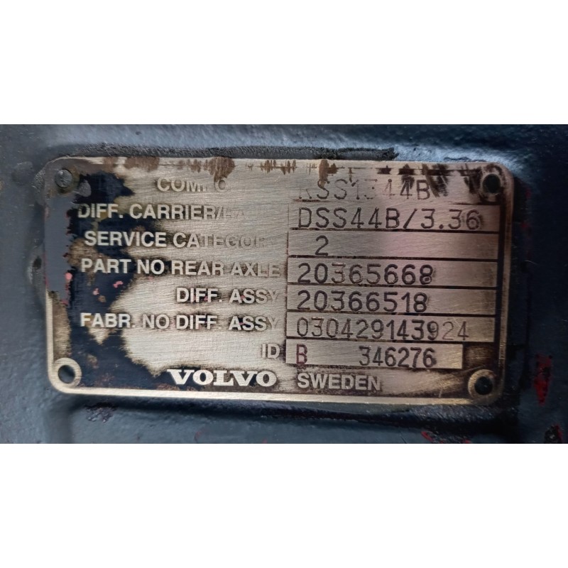 VOLVO truck ASSALE POSTERIORE VOLVO truck FM 9 usato