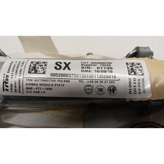 AIR BAG TETTO SINISTRO FIAT F.500 2015> usato