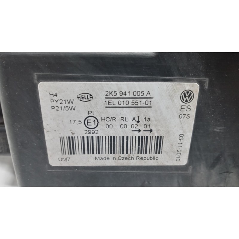 VOLKSWAGEN van FARO ANTERIORE SINISTRO VOLKSWAGEN van Caddy 2010>2015 usato