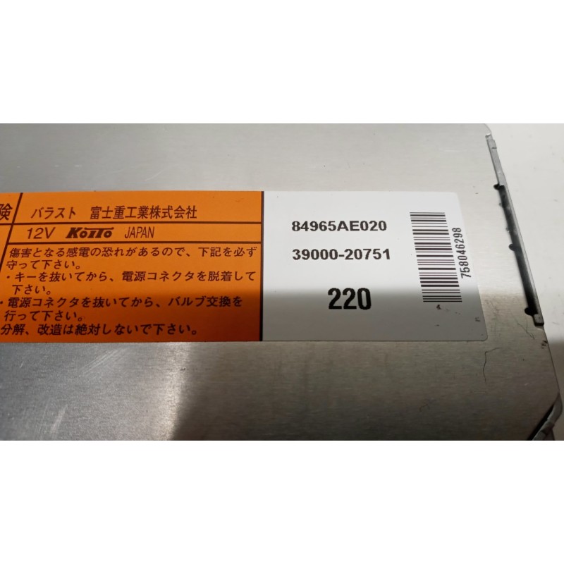 SUBARU HEADLIGHT UNIT  SUBARU Legacy 2009> used