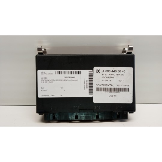 VARIOUS CONTROL UNITS A  MERCEDES-BENZ truck Actros euro 6 2014>2021 used