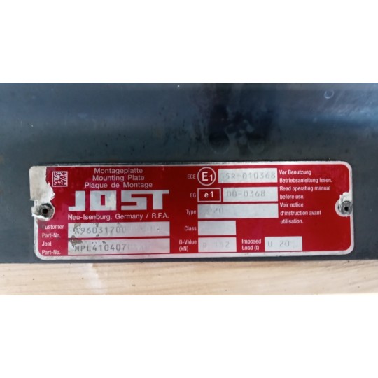 TURNBUCKLE MERCEDES-BENZ truck Actros euro 6 2014>2021 used