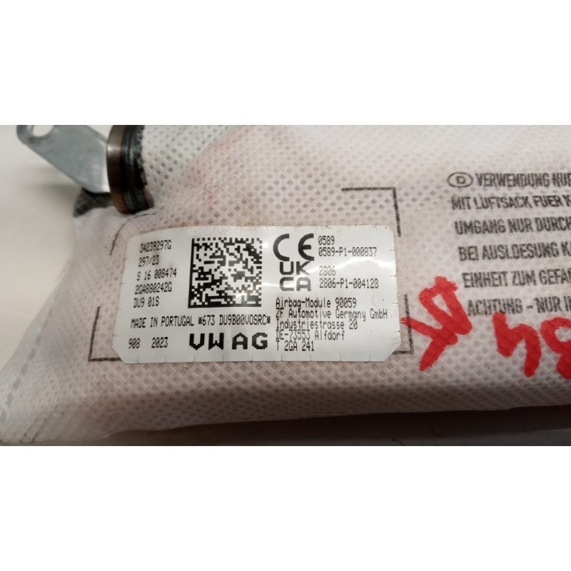 VOLKSWAGEN CURTAIN AIRBAG RIGHT  VOLKSWAGEN T-Roc 2021> used