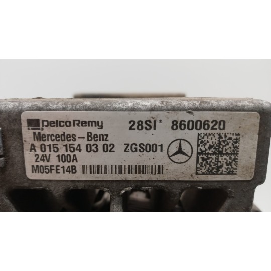 ALTERNATOR MERCEDES-BENZ truck Actros euro 6 2014>2021 used