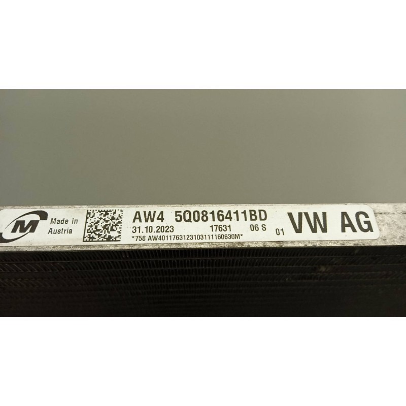 VOLKSWAGEN AIR CONDITIONER HEAT RADIATOR  VOLKSWAGEN T-Roc 2021> used