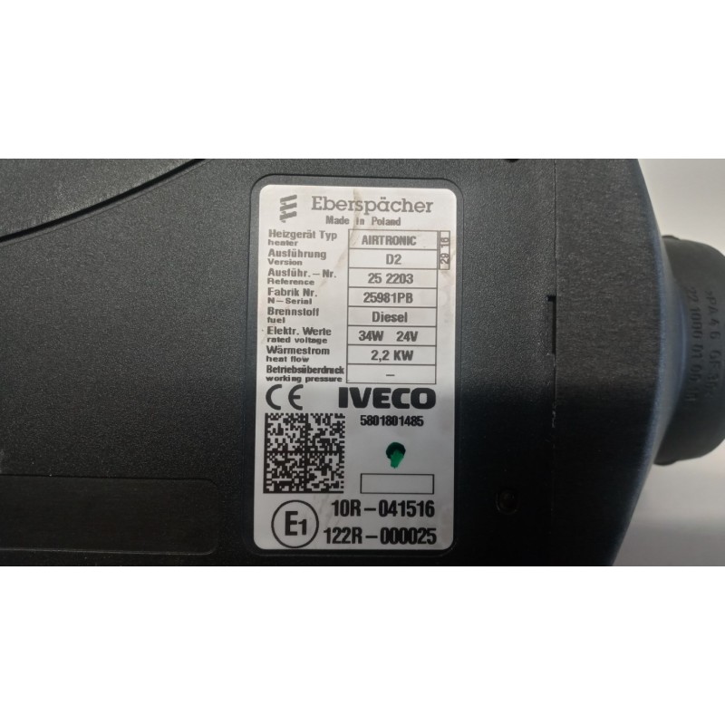 IVECO WEBASTO IVECO Stralis 2013> usato