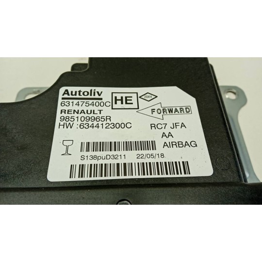 AIR BAG UNIT RENAULT Scenic 2016> used