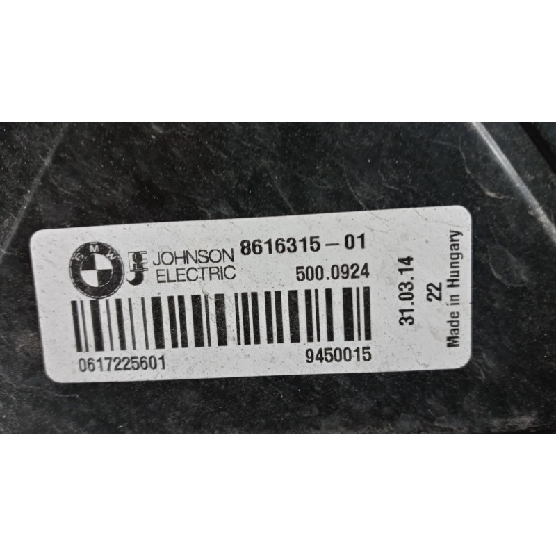 BMW CONVOGLIATORE ELETTROVENTOLA BMW Serie 3 (F31) SW 2011> usato