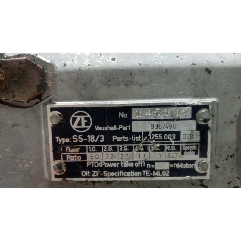 BEDFORD GEARBOXES  BEDFORD VERSIONE GENERICA used