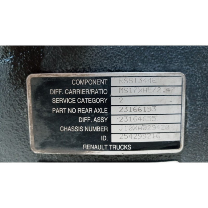 RENAULT truck GRUPPO DIFFERENZIALE POSTERIORE RENAULT truck T 2014> usato