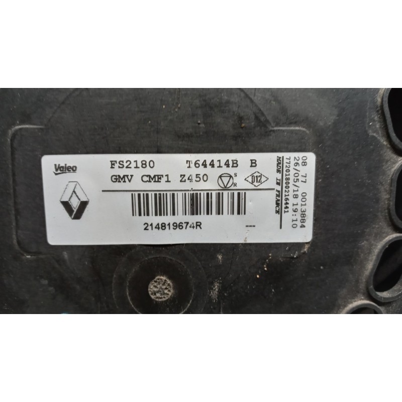 RENAULT CONVOGLIATORE ELETTROVENTOLA RENAULT Scenic 2016> usato