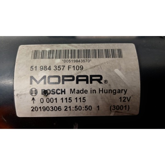 STARTER MOTOR FIAT van Ducato 2006>2014 used