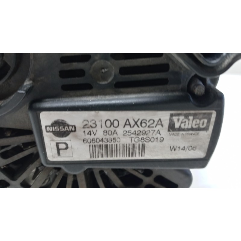 NISSAN ALTERNATOR NISSAN Micra 2005>2007 used