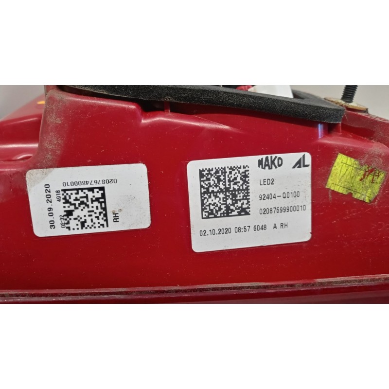 HYUNDAI RIGHT REAR LED LIGHT ON BACK HYUNDAI i20 2020 > used