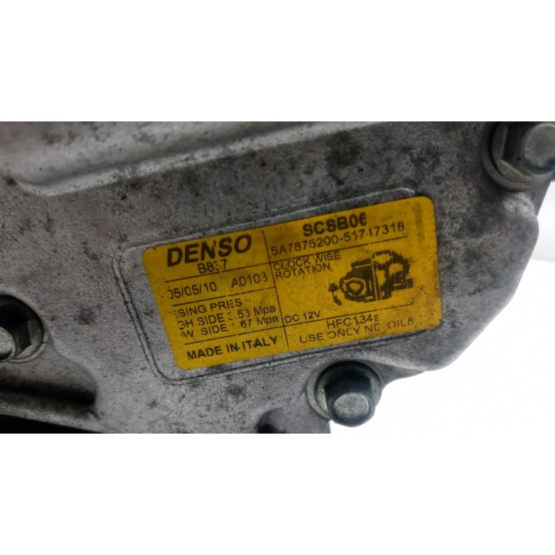 FIAT AIR CONDITIONER COMPRESSOR FIAT F.500 2007>2015 used