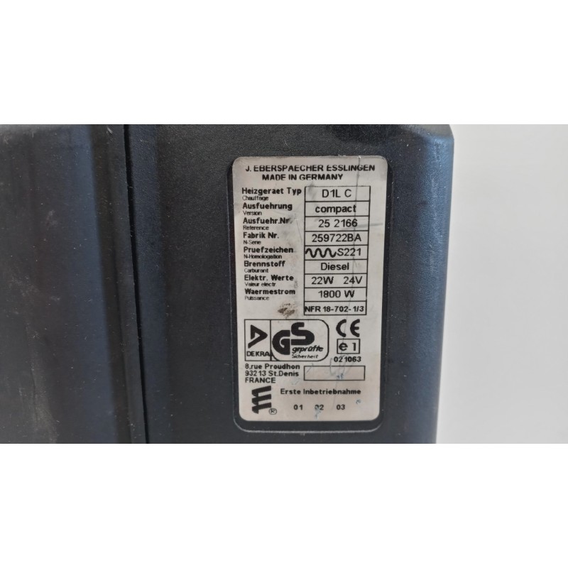 SCANIA WEBASTO SCANIA 94 used