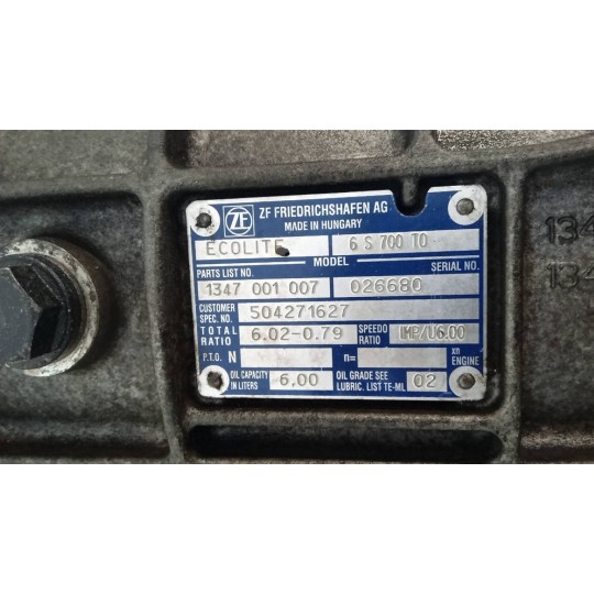 GEARBOXES  IVECO EUROCARGO 2008>2013 used