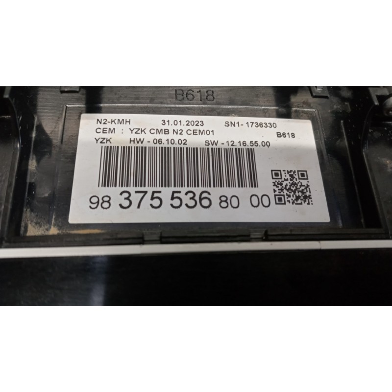 CITROEN QUADRO STRUMENTI CITROEN C3 2020> usato