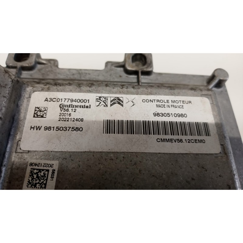 CITROEN ENGINE UNIT CITROEN C3 2016>2020 used