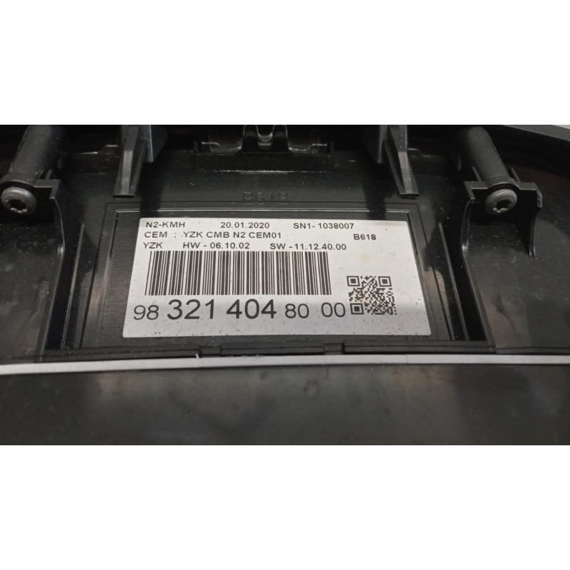 CITROEN QUADRO STRUMENTI CITROEN C3 2016>2020 usato