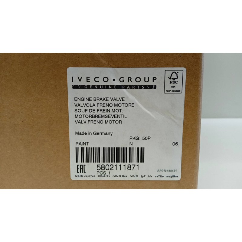 IVECO VALVE BRAKING IVECO Stralis 2013> new