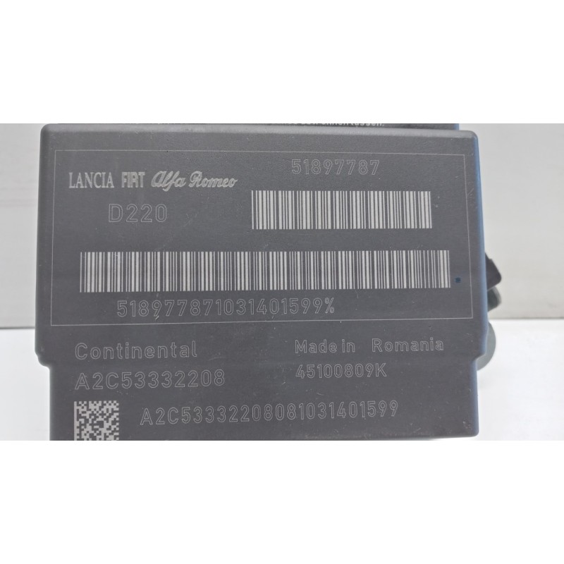 FIAT CENTRALINA AIR BAG FIAT F.Punto Evo 2009>2012 usato