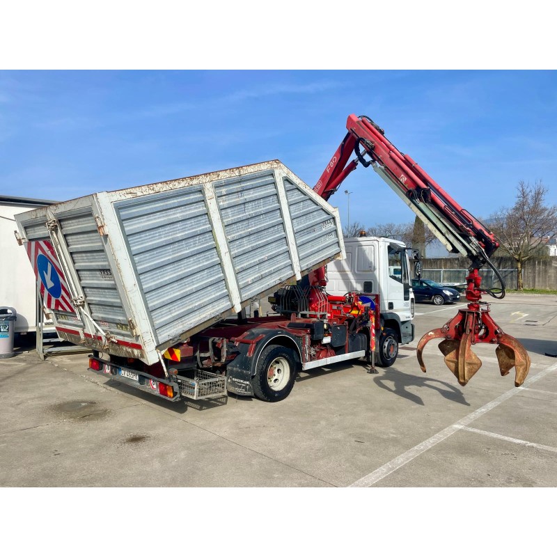 IVECO IVECO IVECO 100E18 RIBALTABILE E GRU CARICATRICE