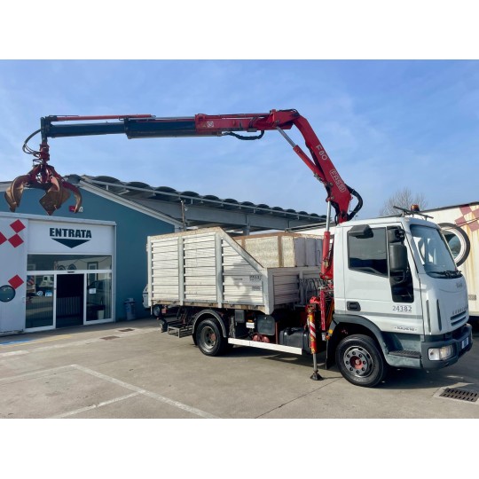 IVECO IVECO 100E18 RIBALTABILE E GRU CARICATRICE