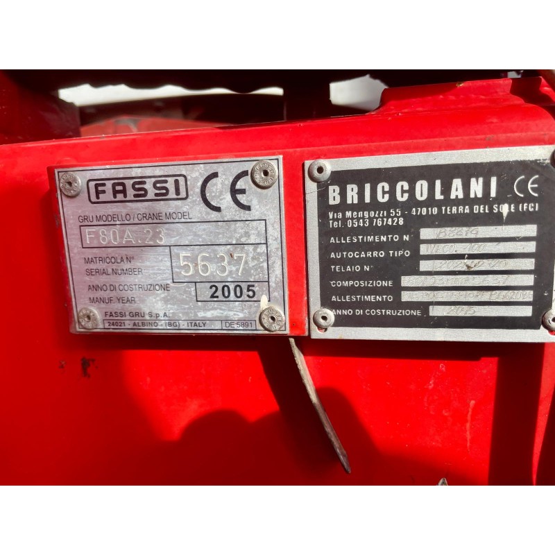 IVECO IVECO IVECO 100E18 RIBALTABILE E GRU CARICATRICE