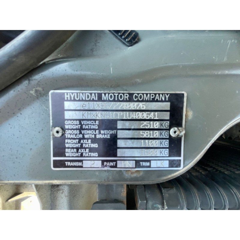 HYUNDAI HYUNDAI GALLOPER 4X4 2.5 D