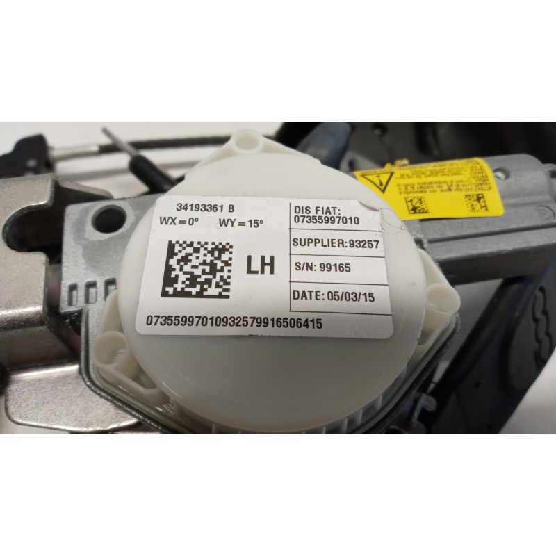 FIAT CINTURA DI SICUREZZA ANTERIORE SINISTRA FIAT F.500L 2012> usato