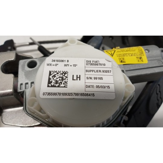 CINTURA DI SICUREZZA ANTERIORE SINISTRA FIAT F.500L 2012> usato