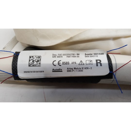 AIR BAG TETTO DESTRO FIAT F.500X (5F) 2014>2019 usato
