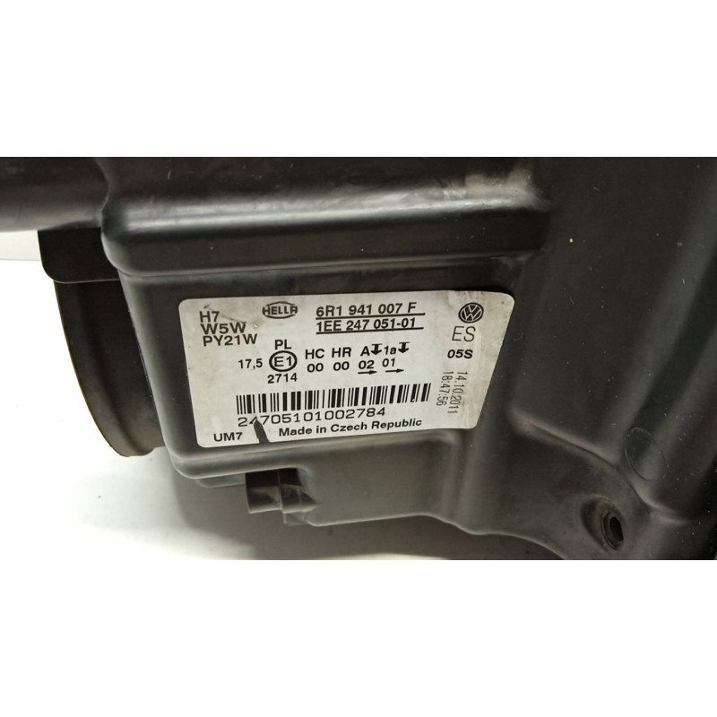 VOLKSWAGEN FRONT LEFT FLASHLIGHT  VOLKSWAGEN Polo 2009>2014 used