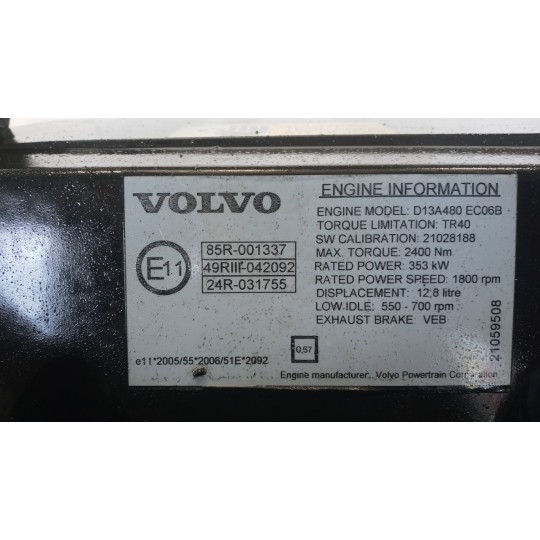 MOTORE VOLVO truck FH13 usato
