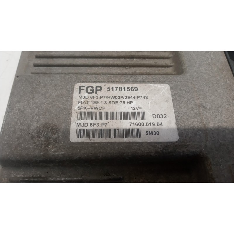 FIAT ENGINE UNIT FIAT F.Grande Punto 2005>2012 used