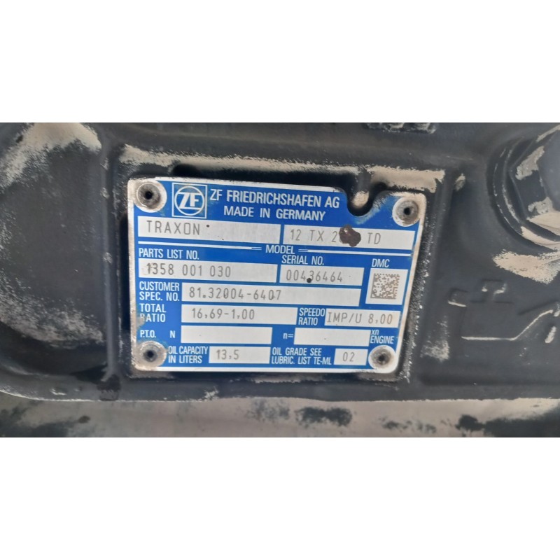 MAN GEARBOXES  MAN TGS used