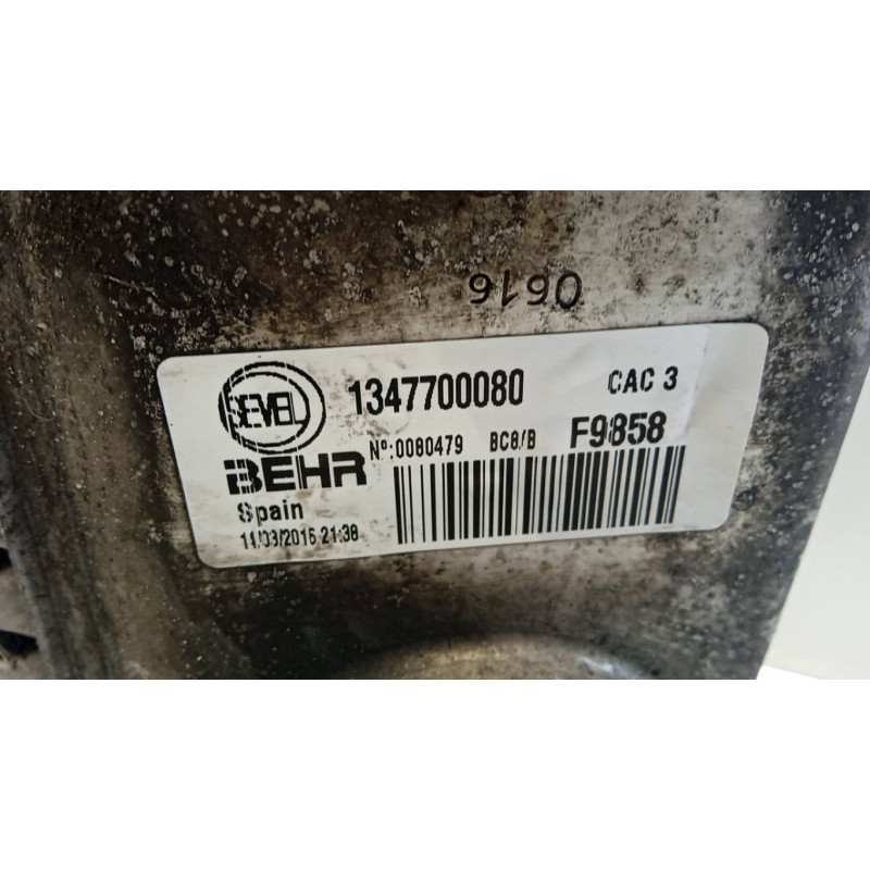 FIAT van INTERCOOLERS HEAT RADIATOR  FIAT van Ducato 2014> used