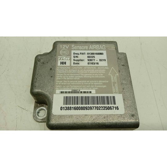 AIR BAG UNIT FIAT van Ducato 2014> used